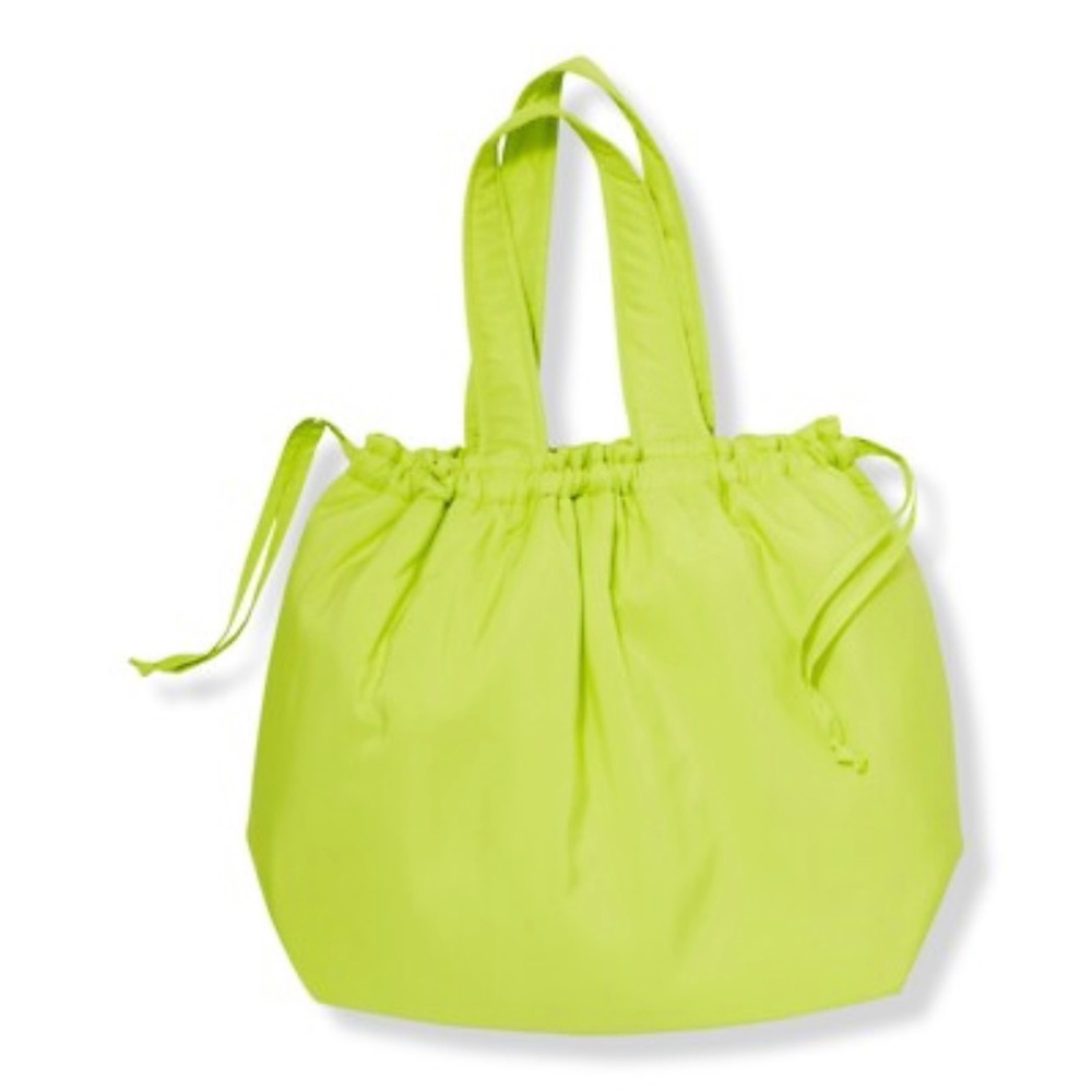 Ulta Beauty Neon Yellow Drawstring Tote